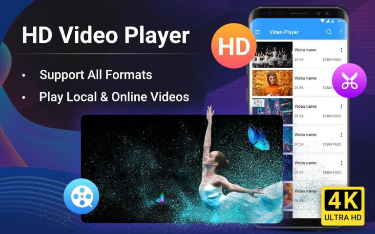 Video Player — Full HD форматы для Android — скриншот 1