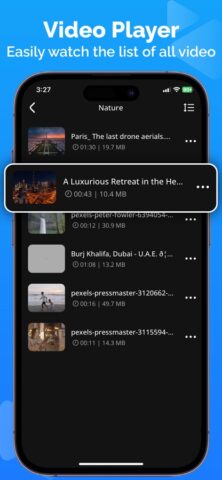 Video Player — HD Movie Player для iOS — скриншот 3