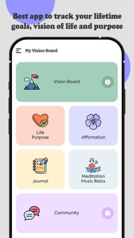 Vision Board, Visualize dreams для Android — скриншот 2