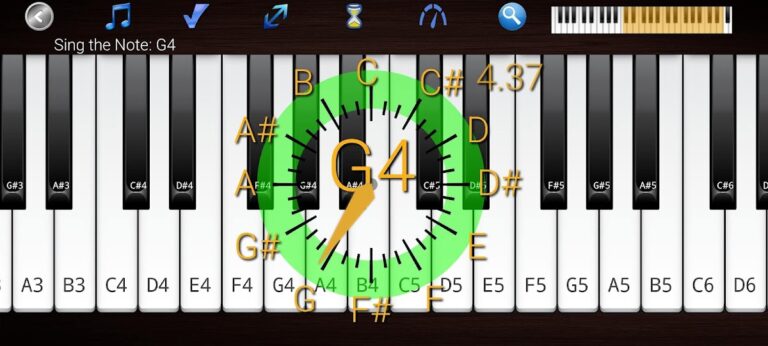 голос обучение — петь для Android — скриншот 1