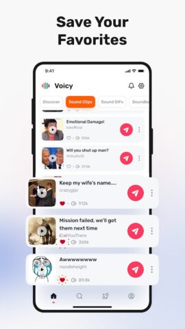 Voicy: Meme Soundboard & SFX для Android — скриншот 5