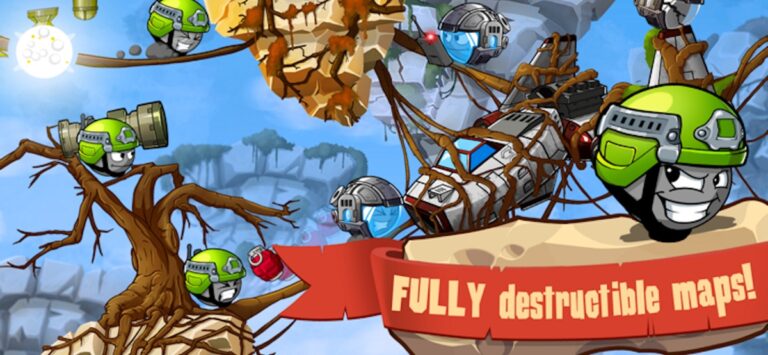 Warling Worm: Total Armageddon для iOS — скриншот 1