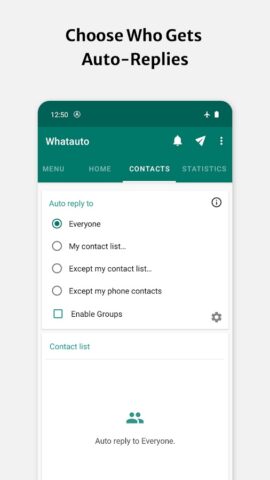 Whatauto – Автоответ для Android — скриншот 2