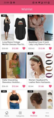 Дешевая женская одежда для Android — скриншот 4