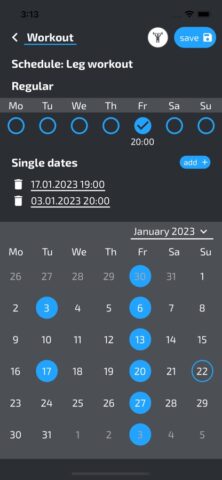 Программа тренировок для дома для iOS — скриншот 5
