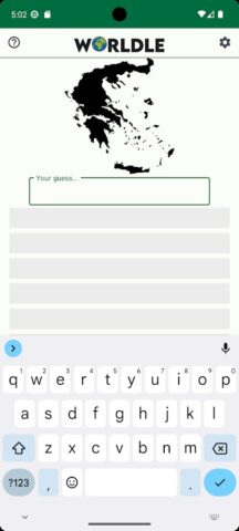 Worldle — Geography Guess для Android — скриншот 1