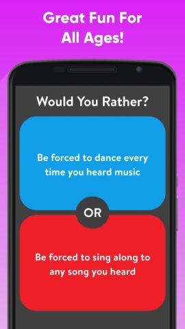 Would You Rather Choose? для Android — скриншот 3