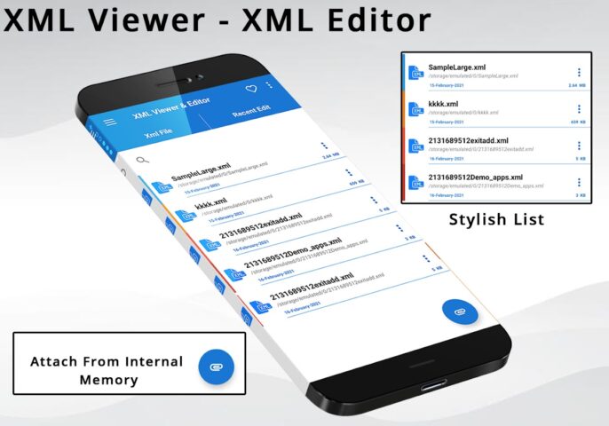Xml Viewer — Xml Editor для Android — скриншот 1