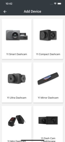YI Smart Dash Camera для iOS — скриншот 2