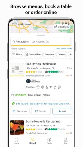 YP — The Real Yellow Pages для Android — скриншот 2