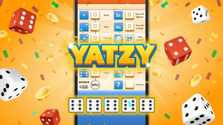 Yatzy — игра в кости для Android — скриншот 1