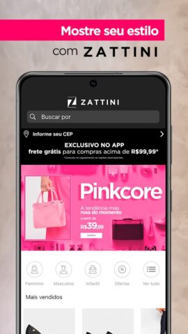 Zattini: Comprar Roupas Online для Android — скриншот 2