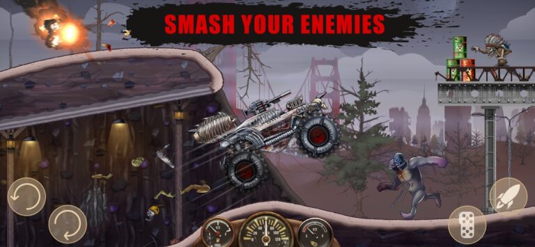Zombie Hill Racing: Зомби игры для iOS — скриншот 2