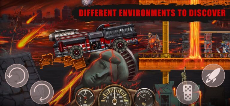Zombie Hill Racing: Зомби игры для iOS — скриншот 3