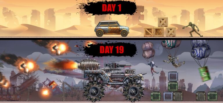 Zombie Hill Racing: Зомби игры для iOS — скриншот 4