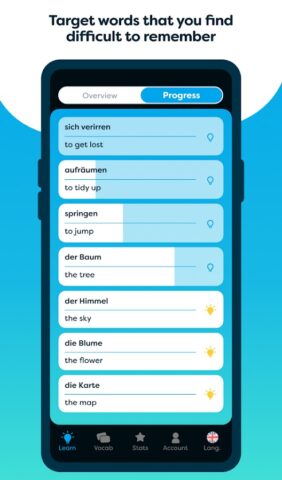 cabuu — Learn vocabulary для Android — скриншот 2