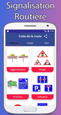 code de la route для Android — скриншот 1