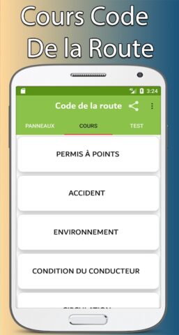 code de la route для Android — скриншот 3