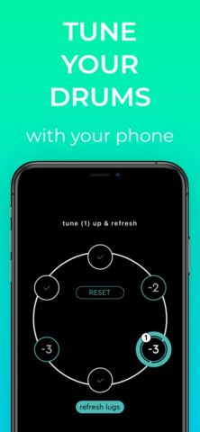 drum tuner EZ для iOS — скриншот 3