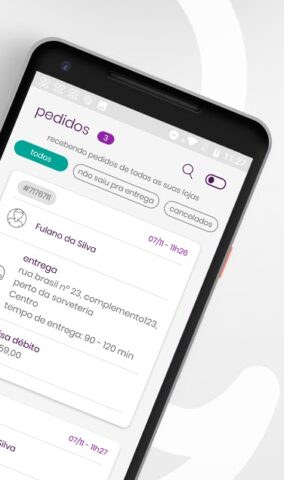 geraldo gestor de pedidos для Android — скриншот 2