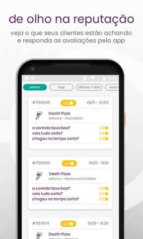 geraldo gestor de pedidos для Android — скриншот 5