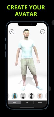in3D: создание 3D аватара для iOS — скриншот 1