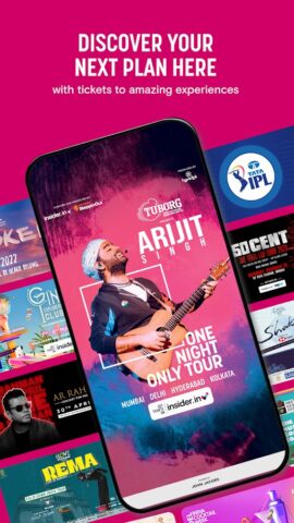 insider.in: Events Near You для Android — скриншот 1