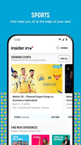 insider.in: Events Near You для Android — скриншот 2