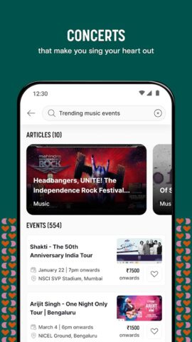 insider.in: Events Near You для Android — скриншот 4