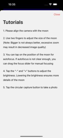 moontake для iOS — скриншот 2