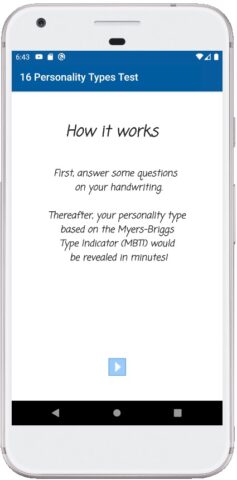 16 Personality Types Test для Android — скриншот 2