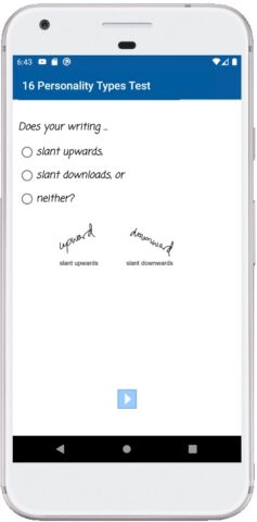 16 Personality Types Test для Android — скриншот 3