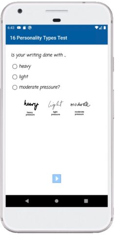 16 Personality Types Test для Android — скриншот 4