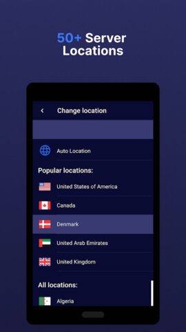 1ClickVPN для Android — скриншот 5