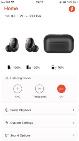 1MORE MUSIC для Android — скриншот 1