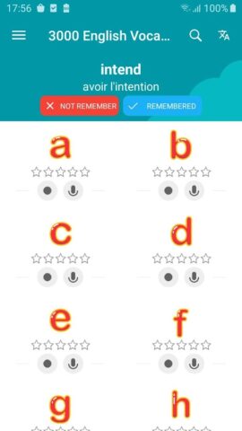 3000 Inglese словарный запас для Android — скриншот 1