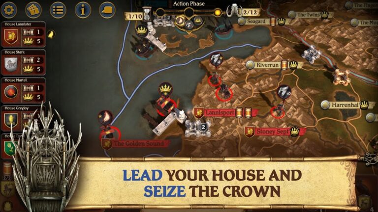 A Game of Thrones: Board Game для Android — скриншот 1