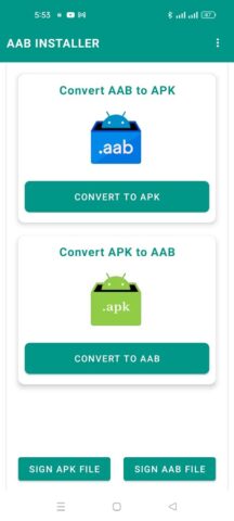AAB to APK Converter Installer для Android — скриншот 1
