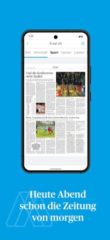 Aachener Zeitung E-Paper для Android — скриншот 2