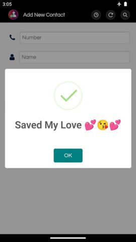 Добавление нового контакта для Android — скриншот 3