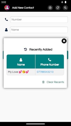 Добавление нового контакта для Android — скриншот 4
