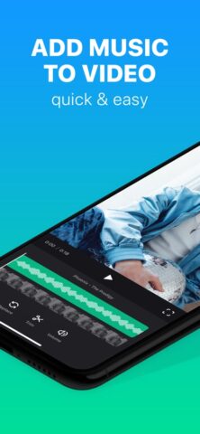 Add Music to Video — Clideo для iOS — скриншот 1