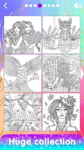 Раскраска для Взрослых для Android — скриншот 2
