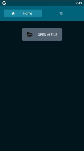 Открыть файл AI — предваритель для Android — скриншот 1