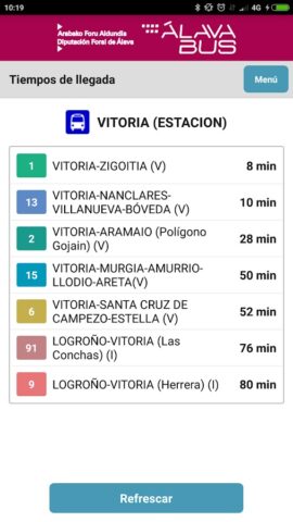 Alavabus для Android — скриншот 1