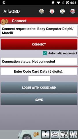 AlfaOBD Demo для Android — скриншот 2