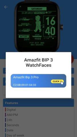 Amazfit BIP 3 Циферблаты для Android — скриншот 3