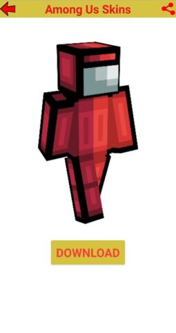 Among Us Skins minecraft для Android — скриншот 4