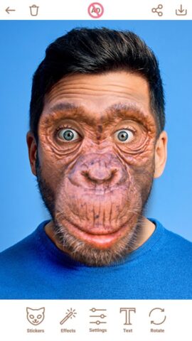 Лицо Зверя:Animal Face Changer для Android — скриншот 1