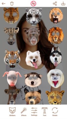 Лицо Зверя:Animal Face Changer для Android — скриншот 5